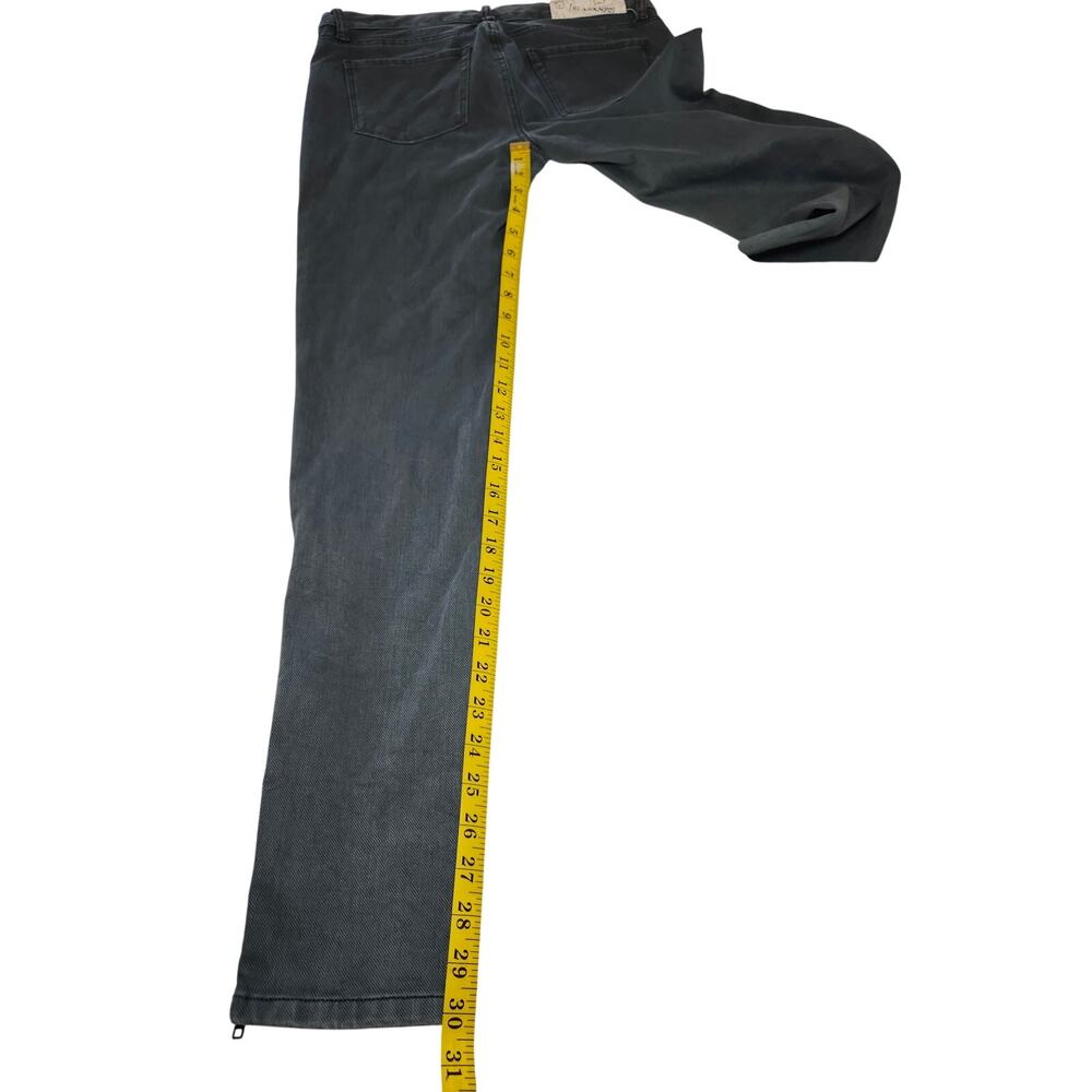 BLANKNYC Skinny Jeans Denim Pants Ankle Zip Charcoal Gray Women's Size 30 - Picture 13 of 15